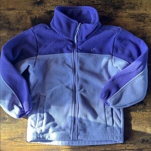 Vertical ‘9 Purple Fleece Jacket